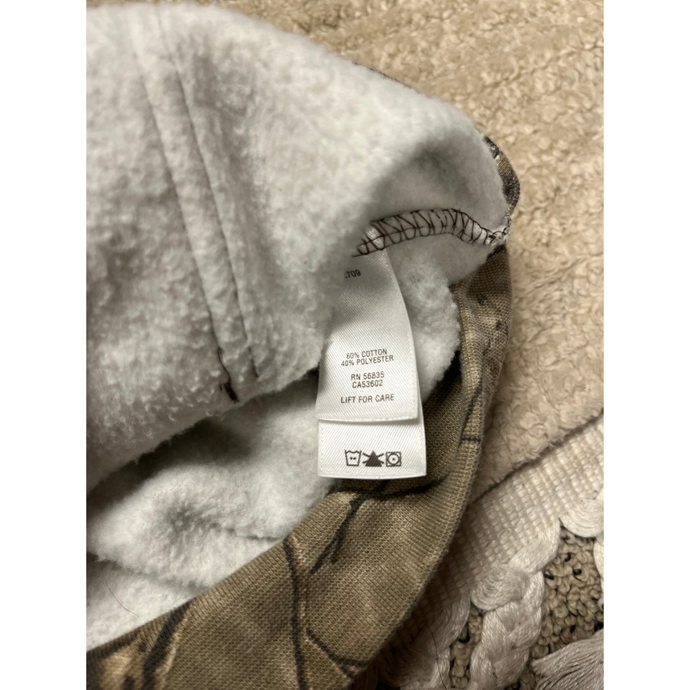 Men's Camouflage Camo Cabela's Woodland Seclusion 3D Hoodie Sweatshirt size LG - Picture 5 of 5